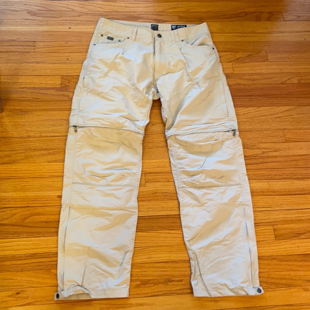Kuhl Hiking Pants Zip Off 36